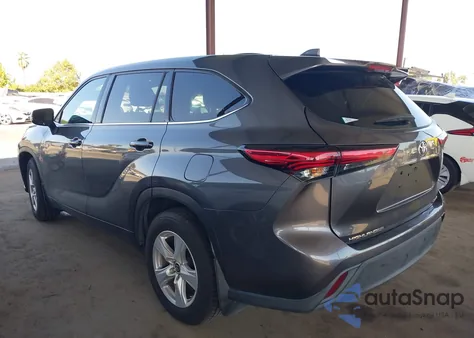 2021 Toyota Highlander Le from USA, damaged, VIN 5TDBZRBH7MS118992